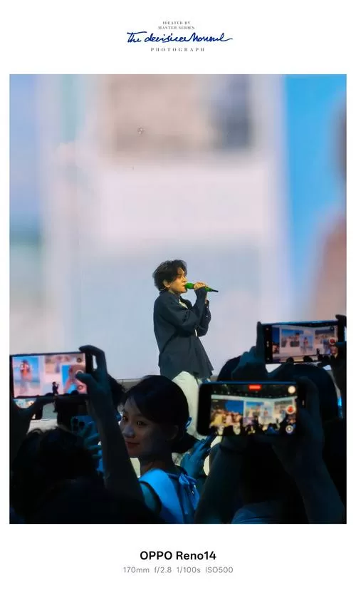 opporeno14怎么拍实况照片