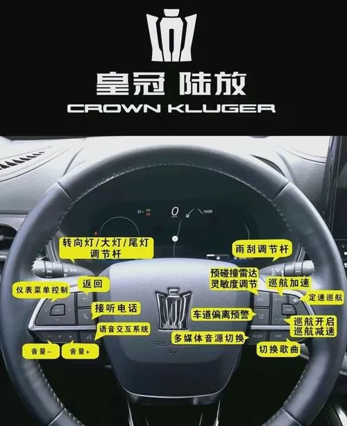 皇冠中控台按键图解