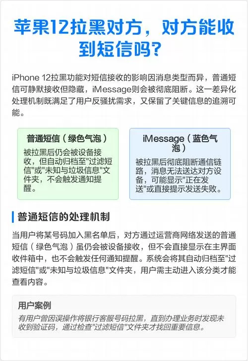 苹果手机把对方拉黑能收到短信吗