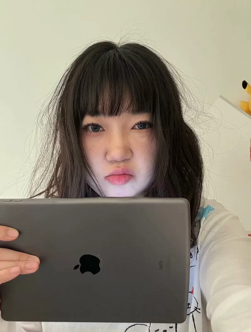 ipad自拍是真实样子吗
