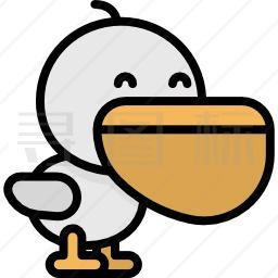 鹈鹕吃鱼视频