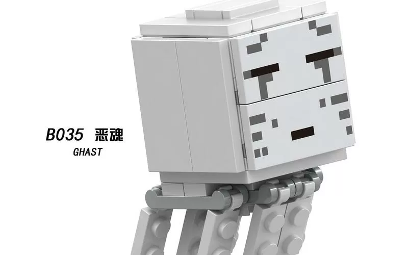 乐高我的世界恶魂的摆法