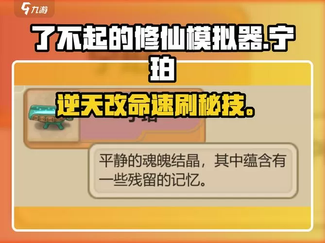 了不起的修仙模拟器宁珀怎么得到