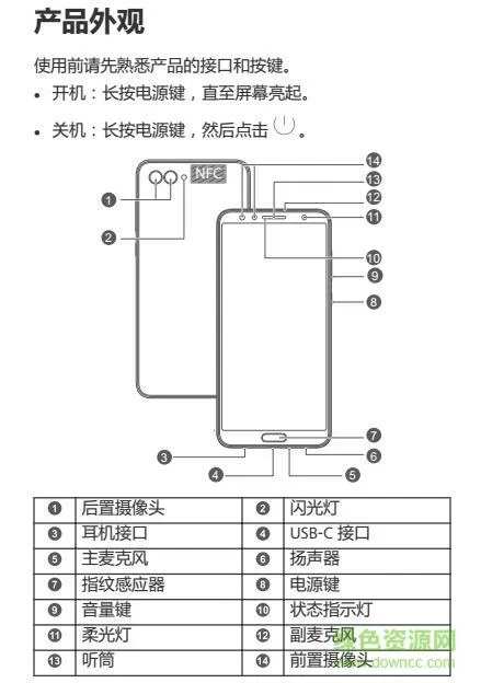 华为手机说明书