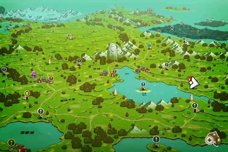 猫咪斗恶龙地图全景