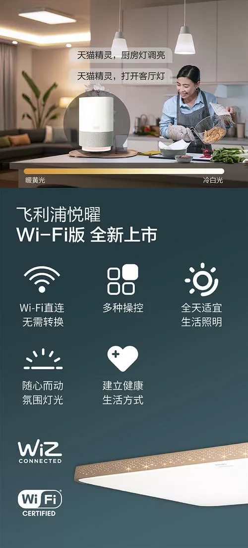 wiz飞利浦智能灯设置wifi