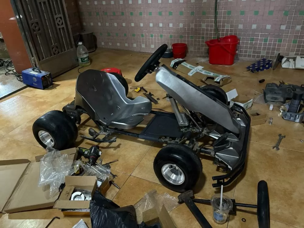 小米平衡车改装卡丁车教程diy