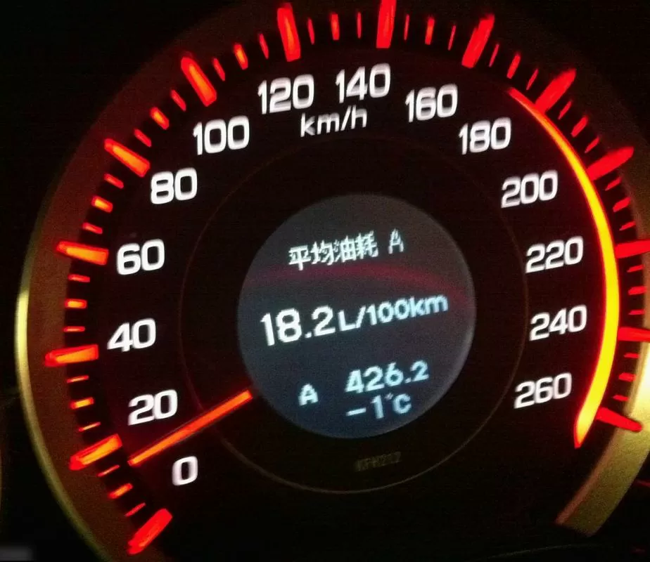 油耗突然从7.5升到12.5