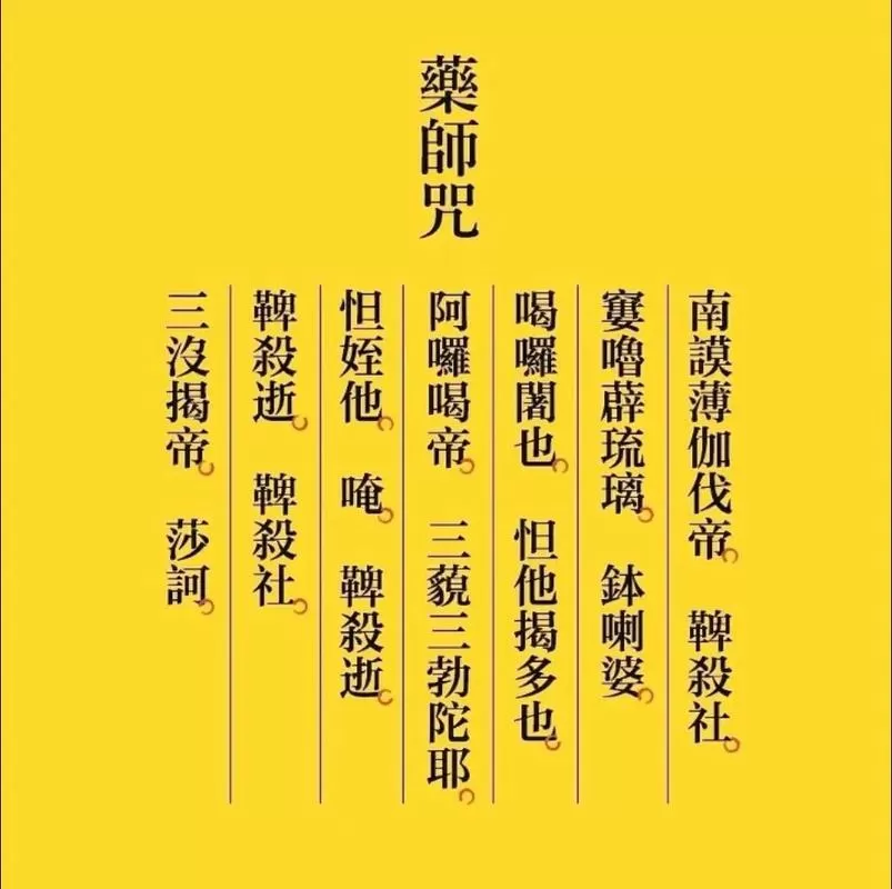 药师咒的功效与作用