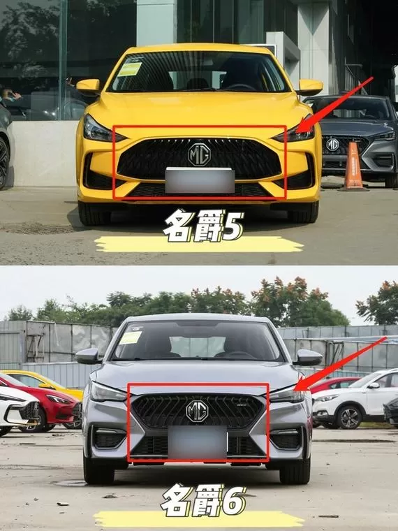 mg5名爵和mg6对比