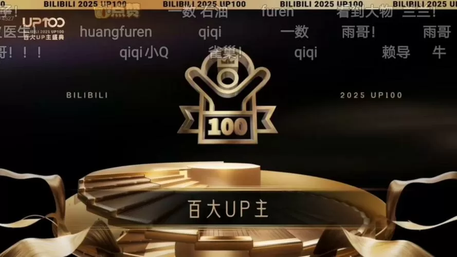 哔哩哔哩百大up主2025