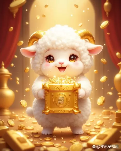 羊羊快乐的一年恭喜发财