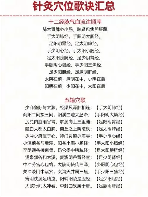 针灸歌诀800首