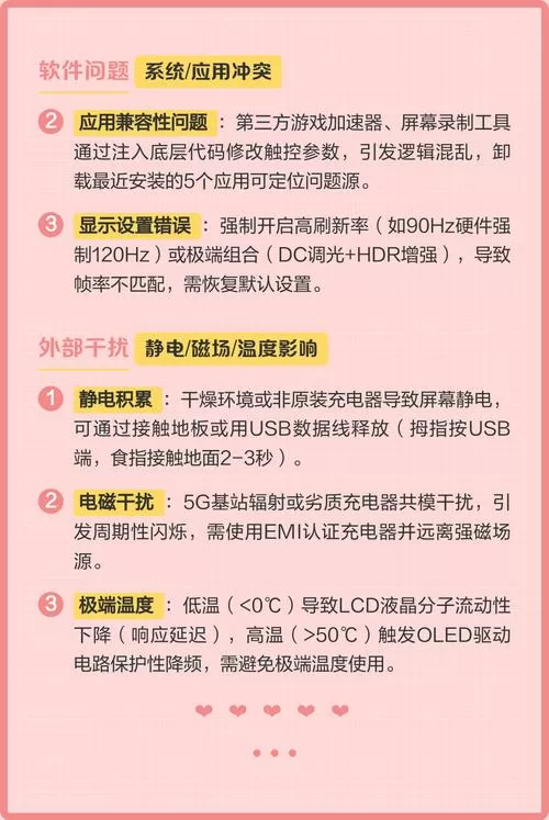 手机打游戏屏幕乱跳是怎么回事