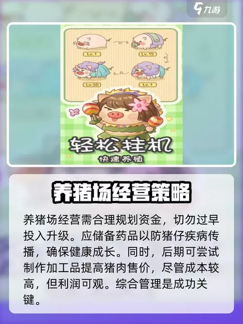 阳光养猪场怎么玩