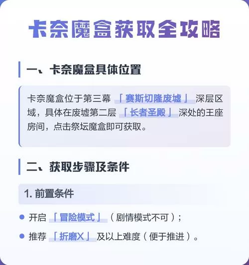 卡奈魔盒在哪里获得
