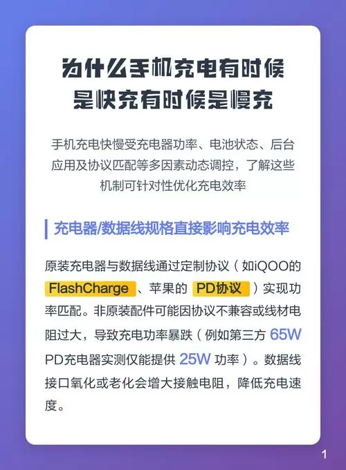手机有时候是快充有时候是慢充