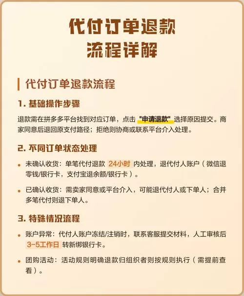 朋友代付怎么才能退款到自己账号