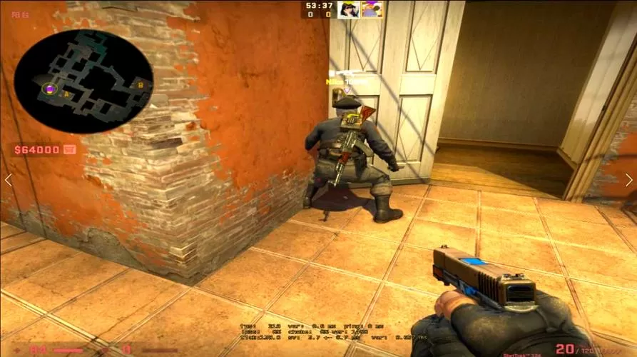 csgo蹲下不能往前